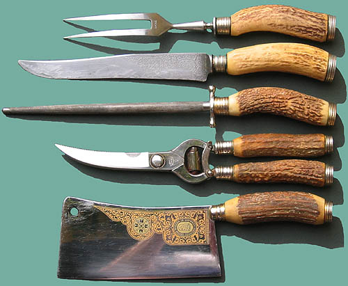 Anton Wingen Jr. stag handled cutlery
