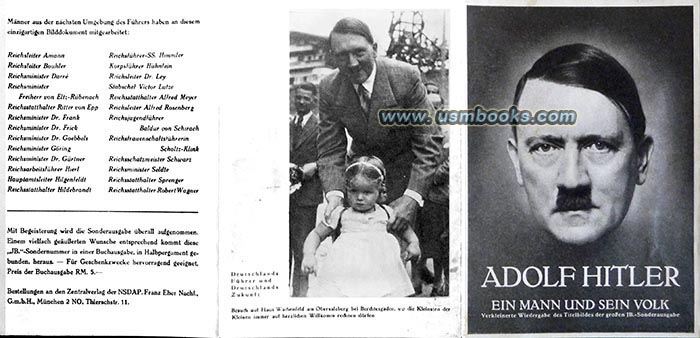 ADOLF HITLER - EIN MANN UND SEIN VOLK Sonderausgabe 1936 Werbung