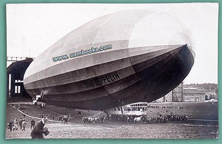 Graf Zeppelin postcard, Clarence Terhune