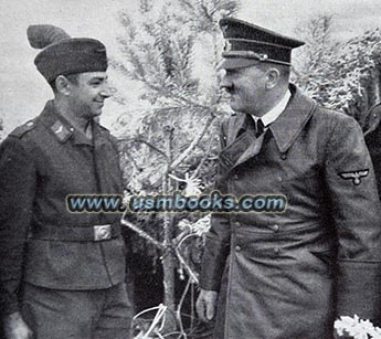 Hitler visits Luftwaffe troops on the west front