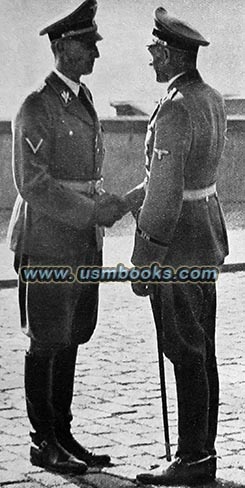 SS-Gruppenfuhrer Karl Hermann Frank, SS-General Reinhard Heydrich
