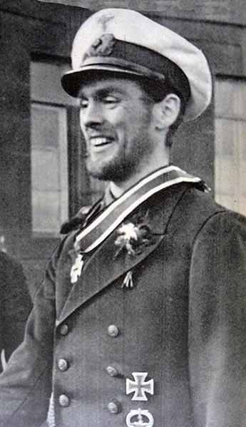 Hardegen receiving his Knights Cross from Admiral Dnitz