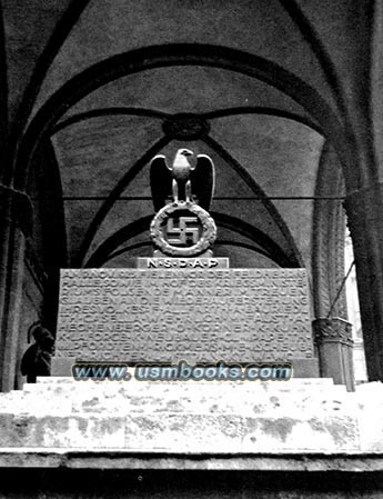 Nazi martyr monument Feldherrnhalle Munich