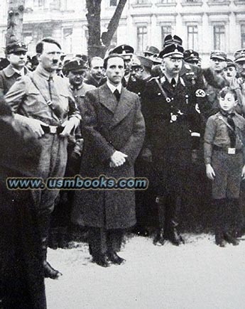 Hitler, Goebbels, Himmler at the Horst Wessel Commemoration