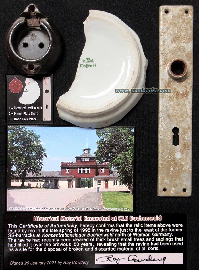 SS relics excavated at KZ Buchenwald