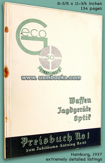 GECO Waffen, Jagdgeraete, Optik Katalog 1937