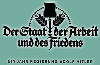 Cigaretten-Bilderdienst - Der Staat der Arbeit und des Friedens - Ein Jahr Regierung Adolf Hitler