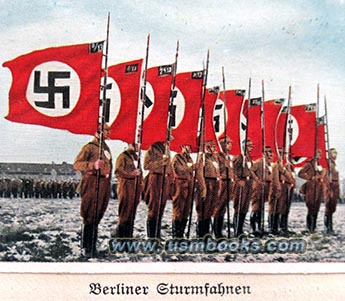Nazi swastika flags