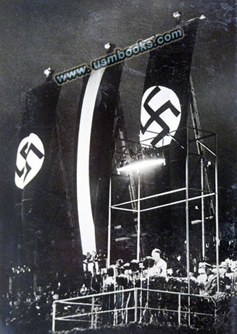 Nazi swastika banners, Tag der Arbeit 1933