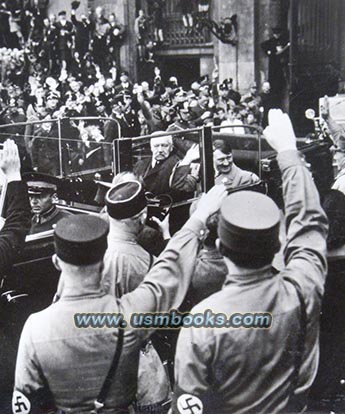 Reichspräsident Paul von Hindenburg, Adolf Hitler