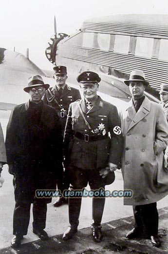 Nazi Air Minister Goering with foreign guests