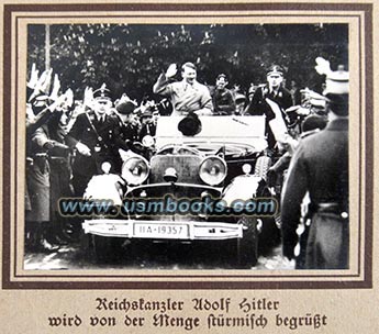 Reichskanzler Adolf Hitler, 1933, SS license plate