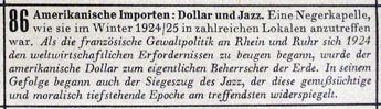 American Imports: Dollars and Jazz