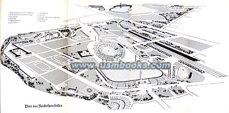 Reichssportfeld Berlin fold-out