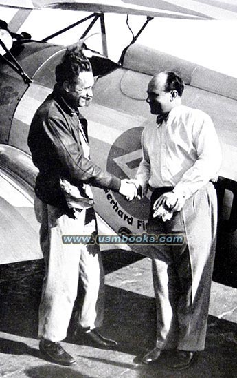 famous German pilots Ernst Udet and Gerhard Fieseler