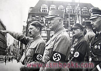 Hitler, Mutschmann, Röhm, Himmler
