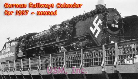 Nazi train with swastika