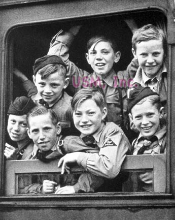 Hitler Youth boys (Pimpfe)  in uniform