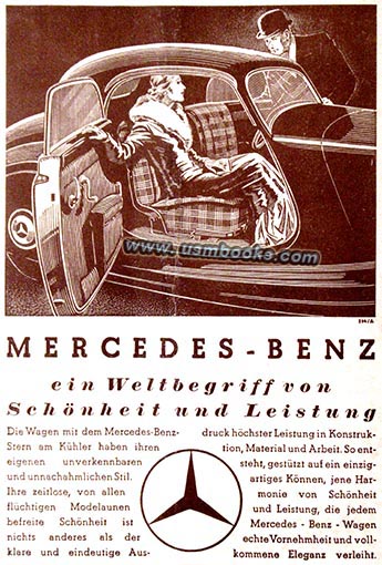 1938 Mercedes-Benz advertising