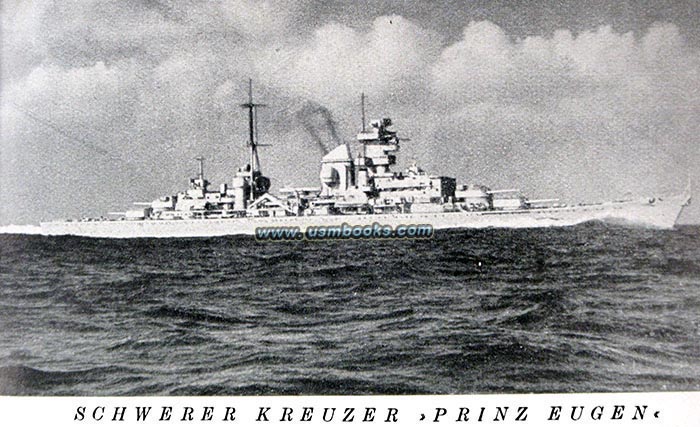 Nazi Kriegsmarine heavy cruiser Prinz Eugen