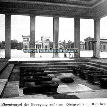 Honor Temples for martyrs of the 1923 Nazi Putsch in Munich