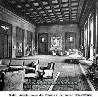 Adolf Hitler’s office in the Reichschancellery in Berlin
