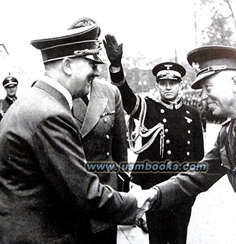 Adolf Hitler and Romanian Prime Minister Ion Antonescu