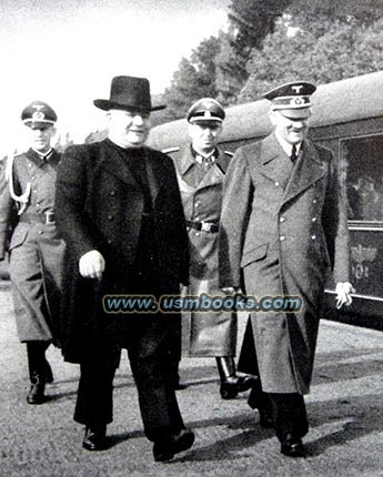 Adolf Hitler with Slovakian president Dr. Tiso
