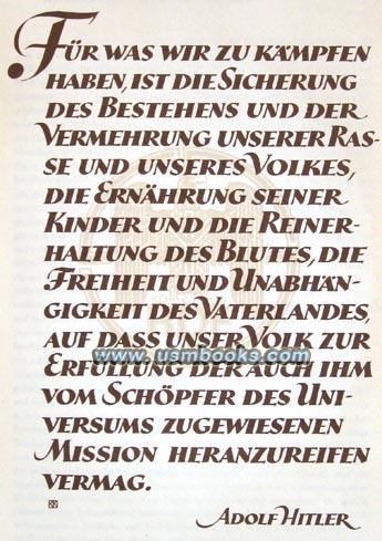 Adolf Hitler quotation
