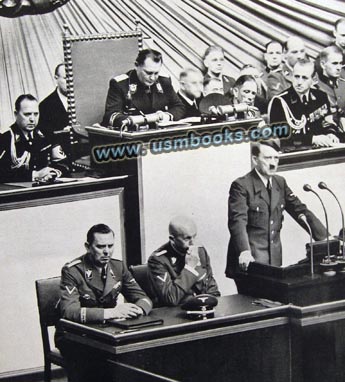 Reichstag Berlin 1939, Hitler, Goering