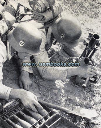 SS helmet, Nazi grenade launcher