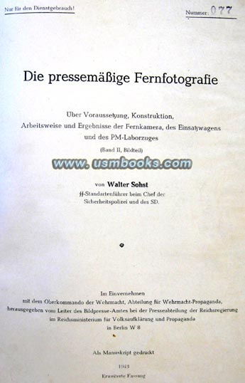 Die pressemäßige Fernfotografie