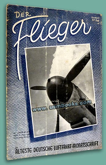 Der Flieger, aelteste deutsche Luftfahrt-Monatsschrift, February 1943