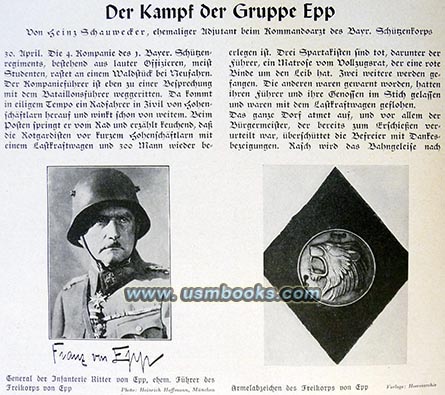 general der Infanterie Ritter von Epp