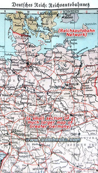 Nazi freeway network 1940
