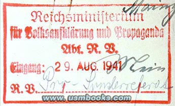 Nazi Propaganda Minister Dr. Joseph Goebbels; Sport und Staat