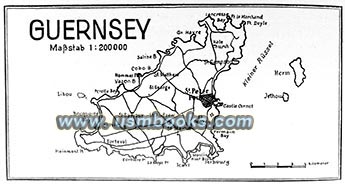 WW2 german map GUERSNEY
