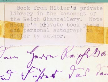 Hitler's private library