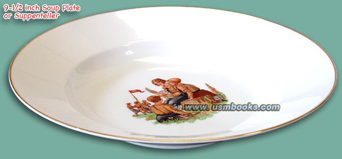 Eamag Alt Schnwald Bavaria Hitler Youth soup plate 
