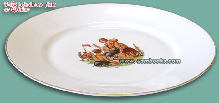 Hitler Youth porcelain plate