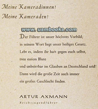 Reichsjugendfhrer Artur Axmann