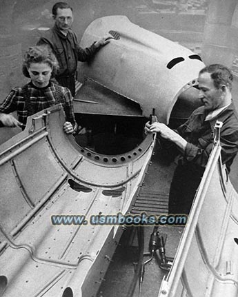 Messerschmitt airplane production