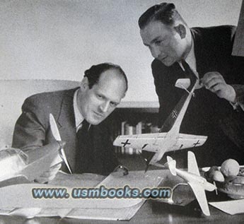 Willy Messerschmitt with engineer