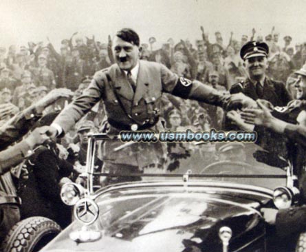 Hitler at the 1933 Nazi Party Days in Nuremberg