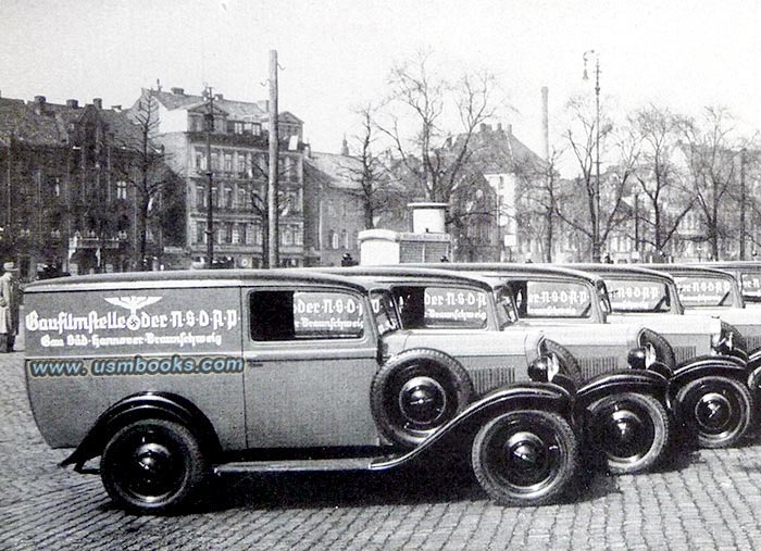 Gaufilmstelle der NSDAP Ford panel trucks