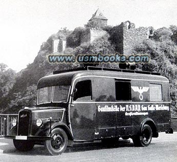 Opel Blitz truck Gaufilmstelle der NSDAP