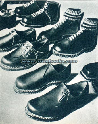 High-Quality leather shoes designed and made in Nazi Germany