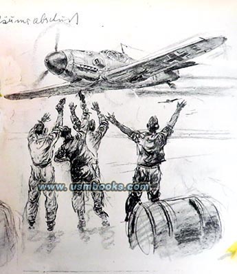 Wehrmacht supplies from the air