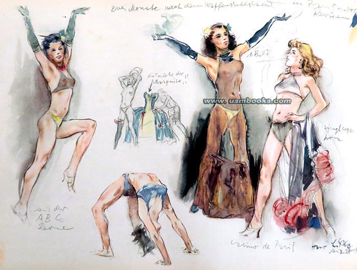 Paris ABC Revue show girls