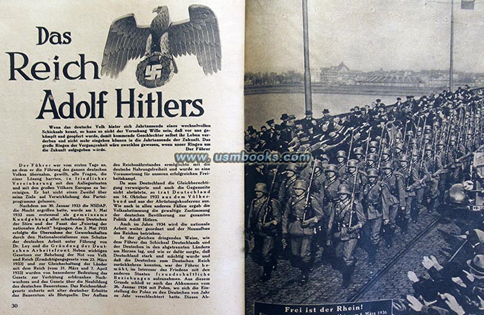 Das Reich Adolf Hitlers Das Reich Adolf Hitlers - Ein Bildbuch vom Werden Grossdeutschlands